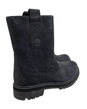 Timberland Heritage Mid Pull On känga i svart, en känga från sidan