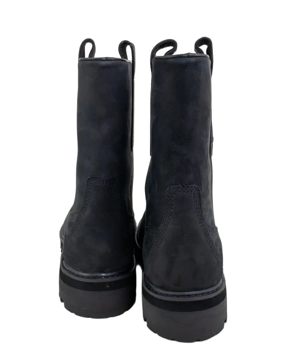 Timberland Heritage Mid Pull On känga i svart, paret bakifrån