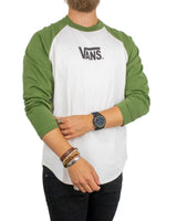 Vans - Långärmad T-shirt - Core Raglan LS Tee - Grön