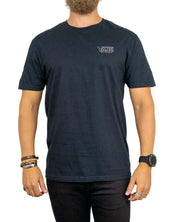 Vans Since 66 t-shirt i svart, framsida med liten konturlogga
