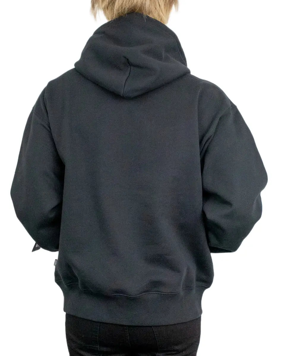 Vans Left Chest II hoodie i svart, baksida utan tryck