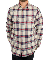 Fjällräven - Flanellskjorta - Övik Heavy Flannel - Benvit