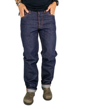 Nudie Rad Rufus Dry One jeans, framsida på modell