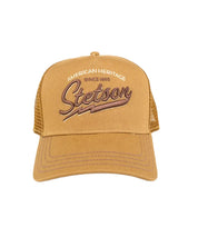 Stetson American Heritage Classic truckerkeps i brunt, front med broderad logga