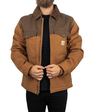 Carhartt Workwear - Montana Fodrad Jacka - Duck Canvas - Brun