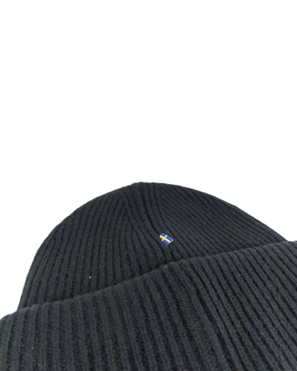 Fjällräven - Mössa Ull - 1960 - Svart