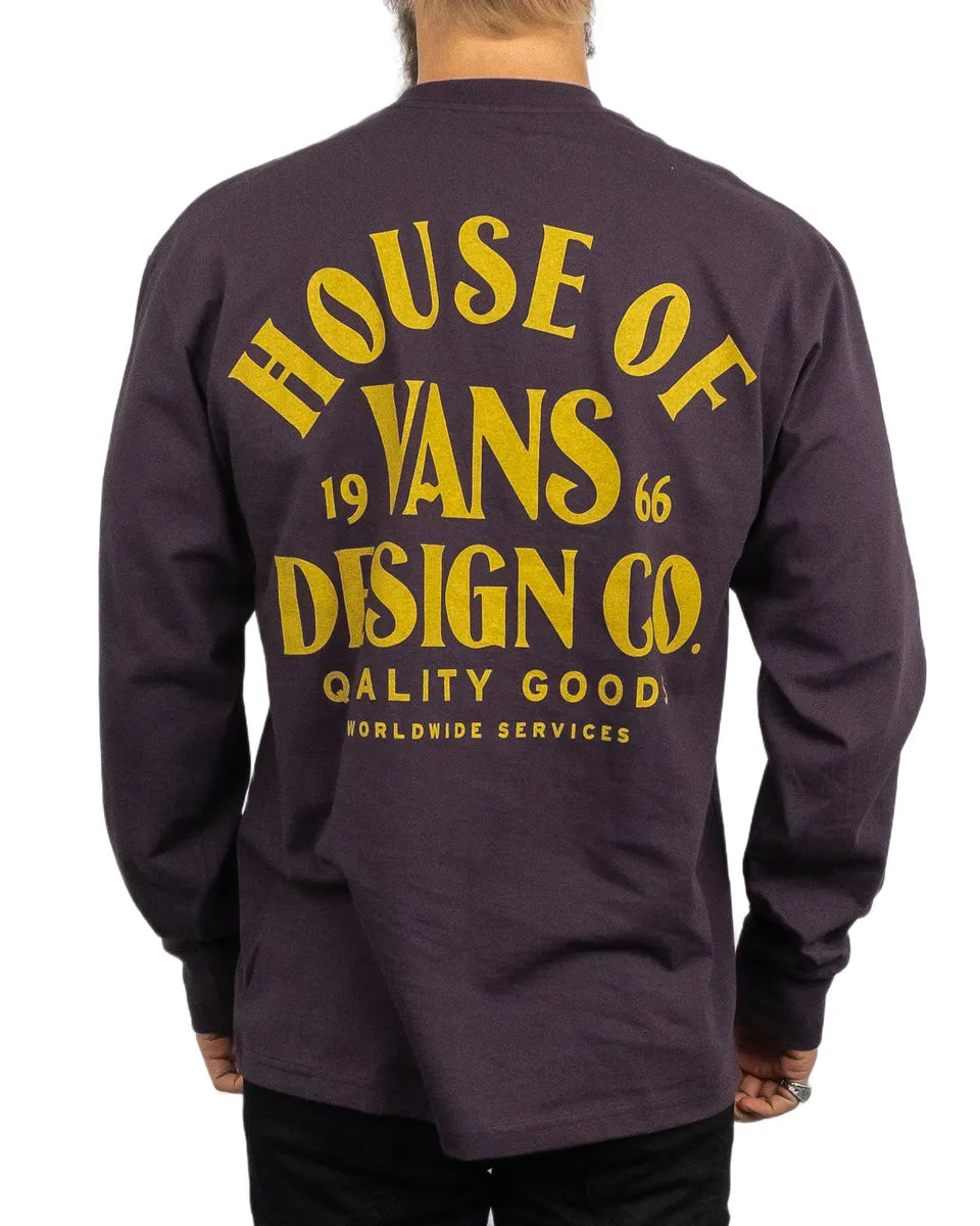 Vans - Långärmad T-Shirt - House of Vans - Hov - Vinröd