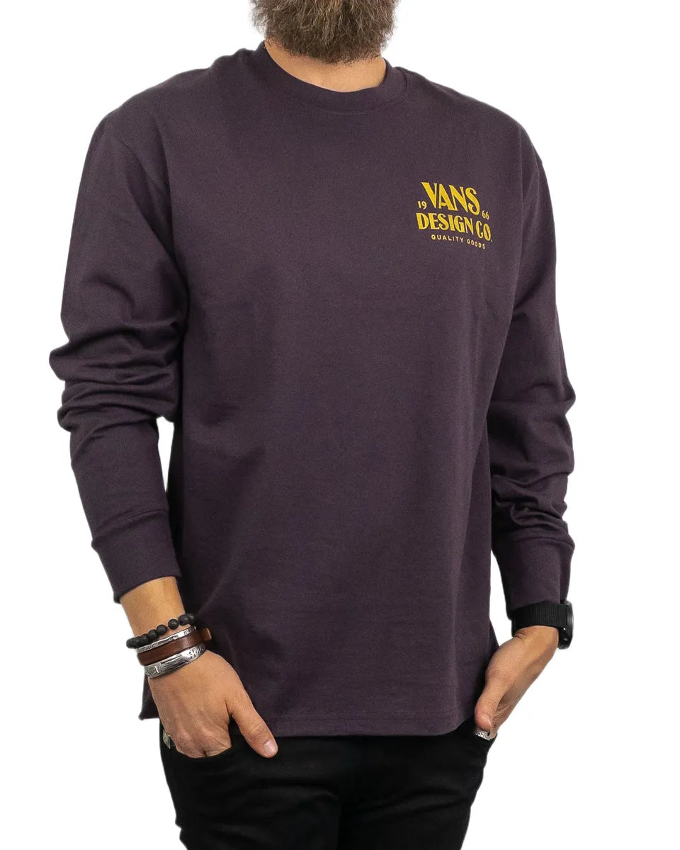 Vans - Långärmad T-Shirt - House of Vans - Hov - Vinröd