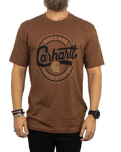 Carhartt - T-Shirt Built for Generations - Script Graphic - Brun