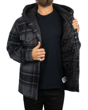 Vans - Jacka - Fodrad Skjorta - Piedmont - Svart/Grå