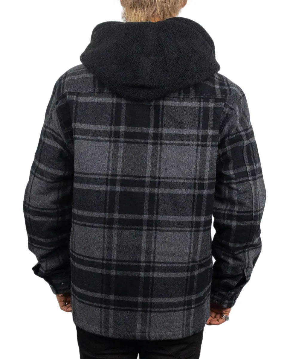 Vans - Jacka - Fodrad Skjorta - Piedmont - Svart/Grå