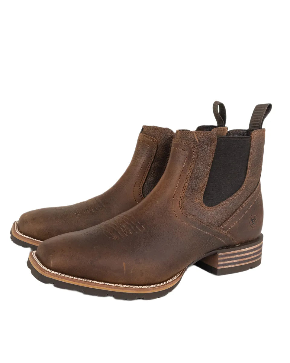 Ariat - Cowboy Boots Square Toe - Hybrid Low Boy - Brun