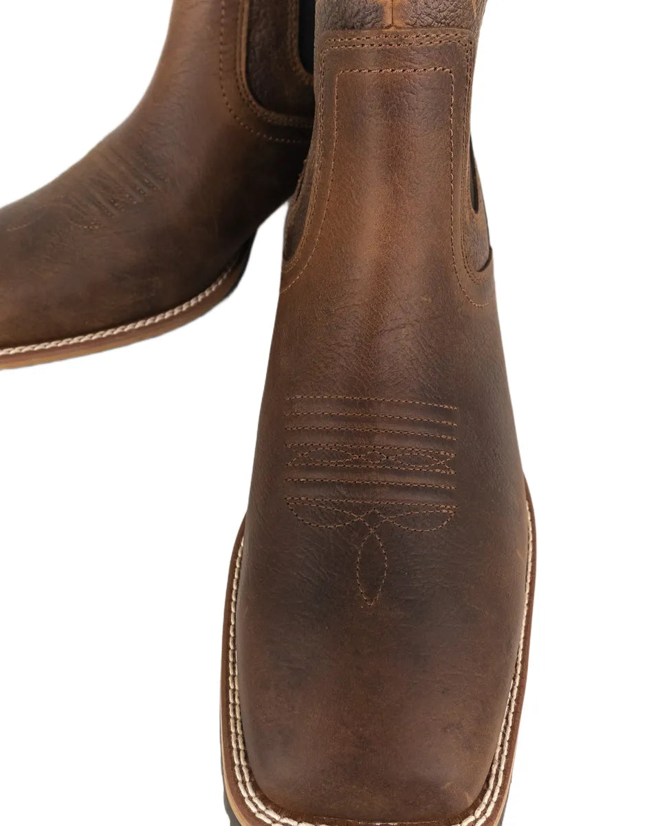 Ariat - Cowboy Boots Square Toe - Hybrid Low Boy - Brun