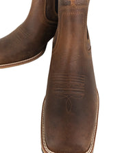 Ariat - Cowboy Boots Square Toe - Hybrid Low Boy - Brun