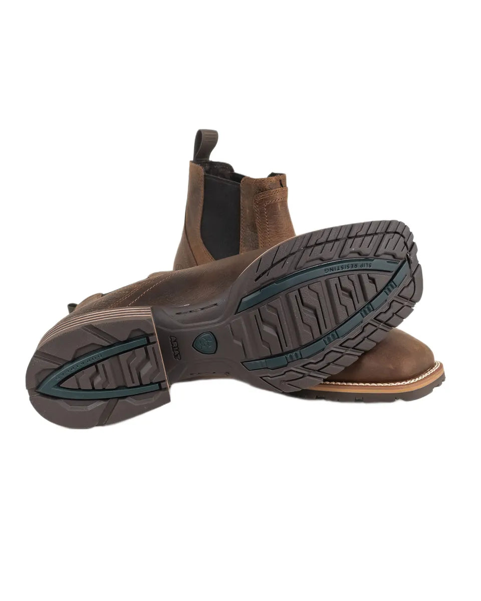 Ariat - Cowboy Boots Square Toe - Hybrid Low Boy - Brun