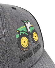 John Deere - Barnkeps Rubber Tractor - Svart/Grå