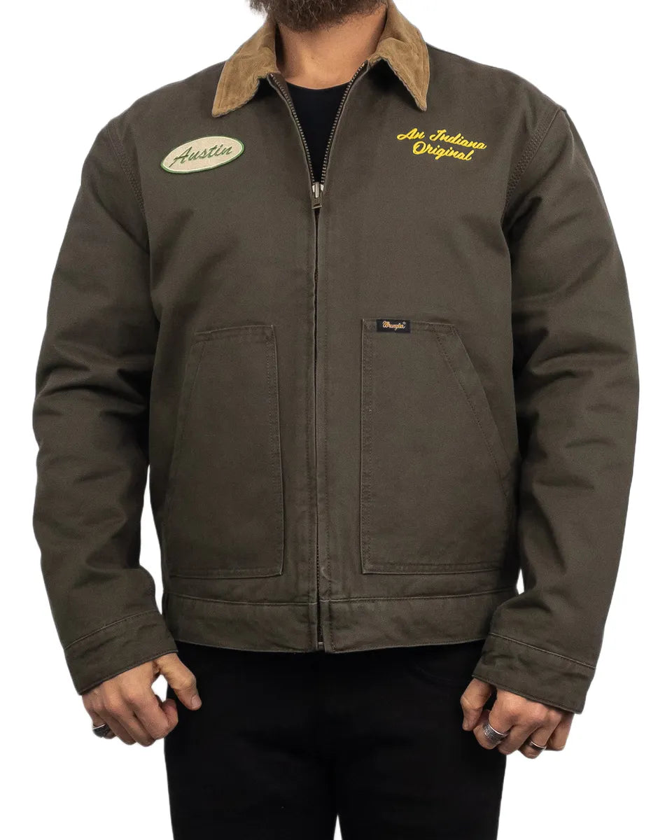 Wrangler X Stranger Things - Canvas Jacka - Murray - Brun