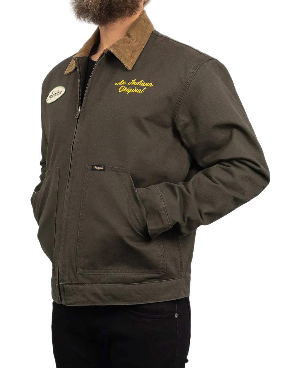 Wrangler X Stranger Things - Canvas Jacka - Murray - Brun