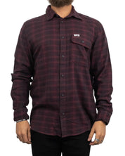 Wrangler - Flanell Skjorta - 1pkt Rutig - Röd
