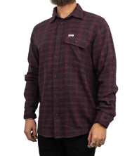 Wrangler - Flanell Skjorta - 1pkt Rutig - Röd