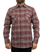 Wrangler - Skjorta - Western Shirt Ruby - Röd