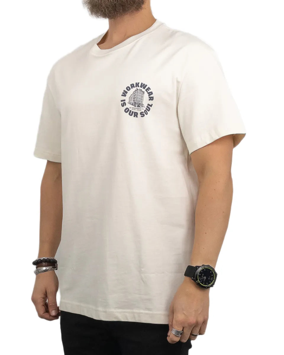 Lee - T-Shirt - Workwear is our soul - Vit