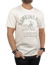 Wrangler X Stranger Things - T-Shirt - Hawkins High  - Beige
