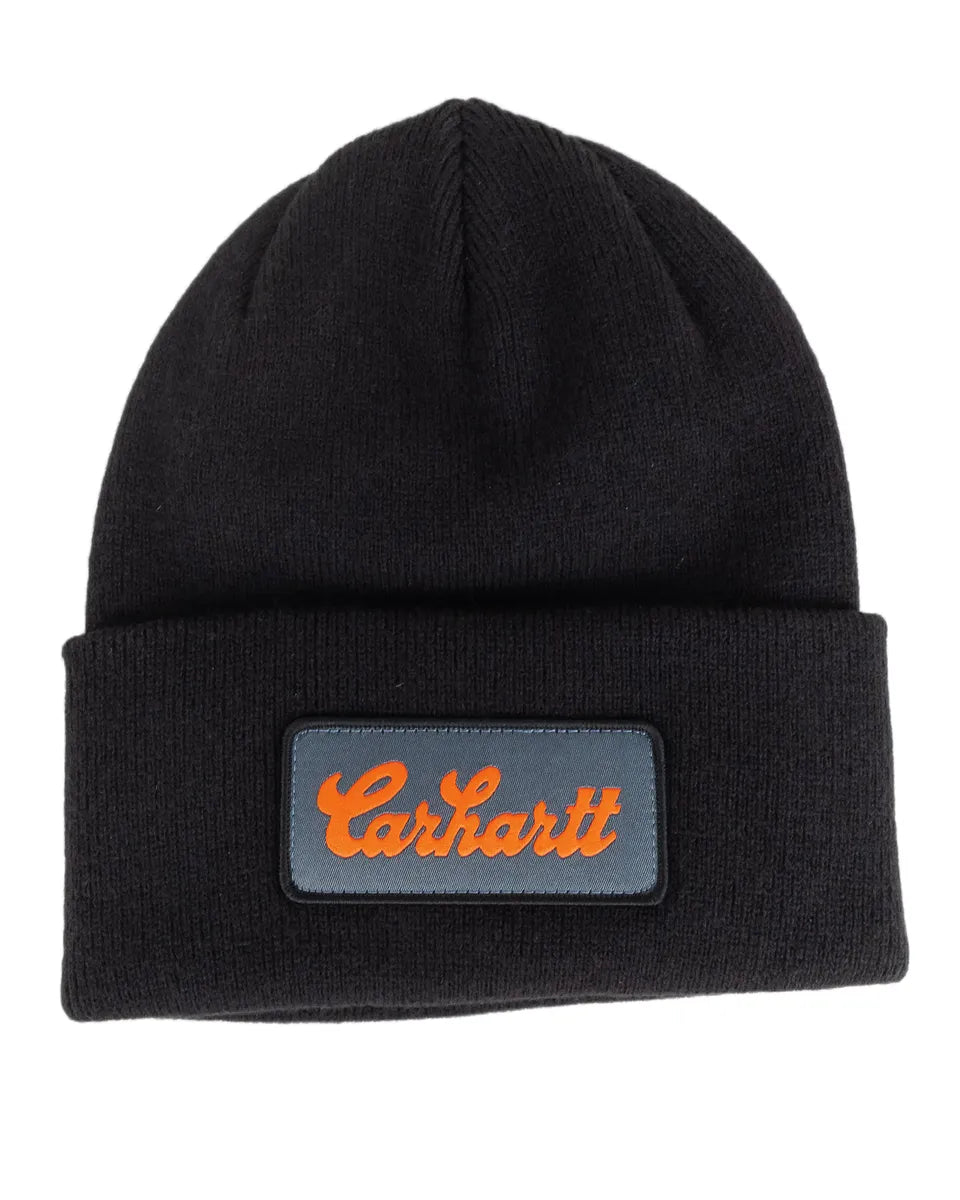 Carhartt - Mössa - Script Patch Beanie - Svart