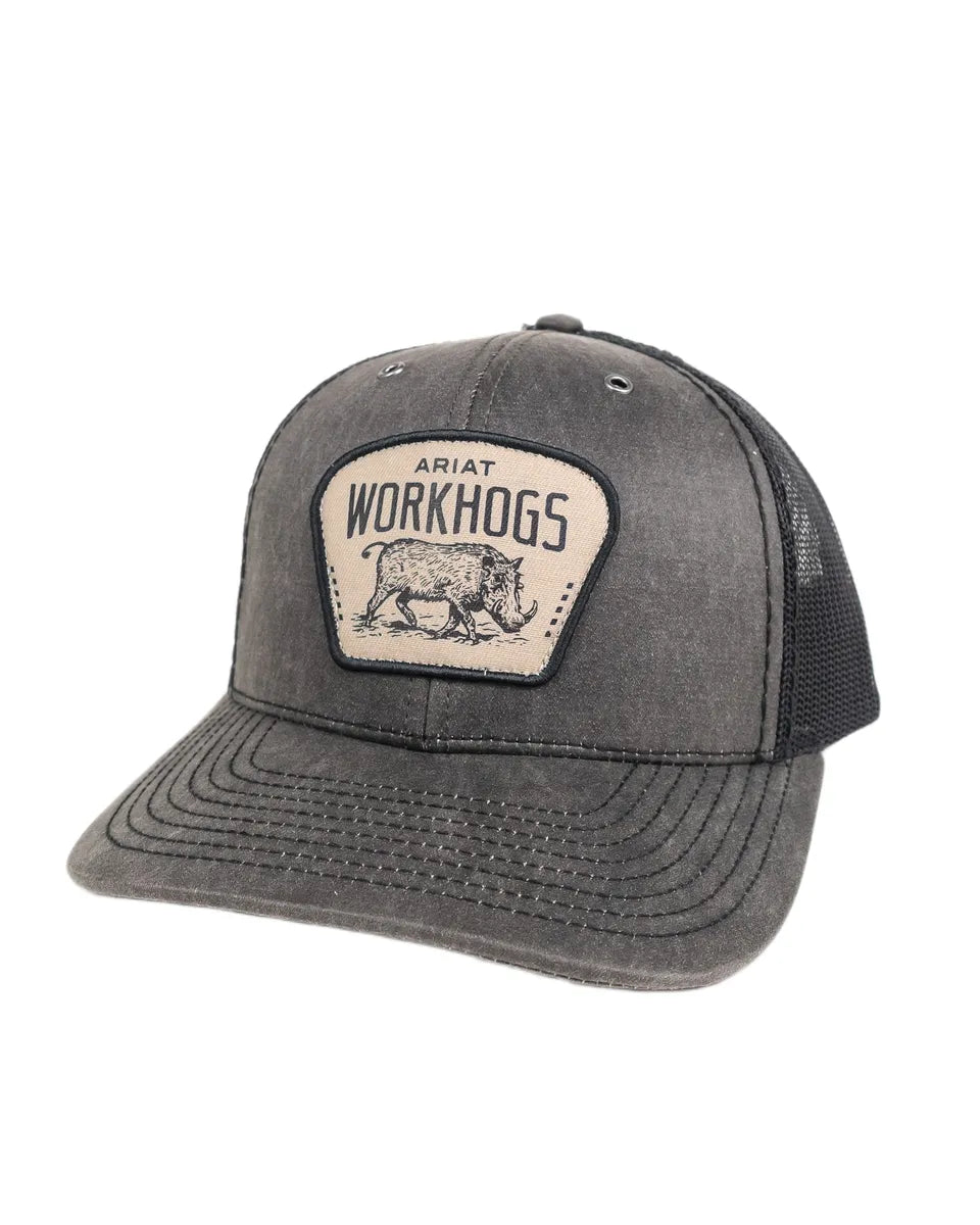 Ariat - Keps - Workhog Patch - Grå