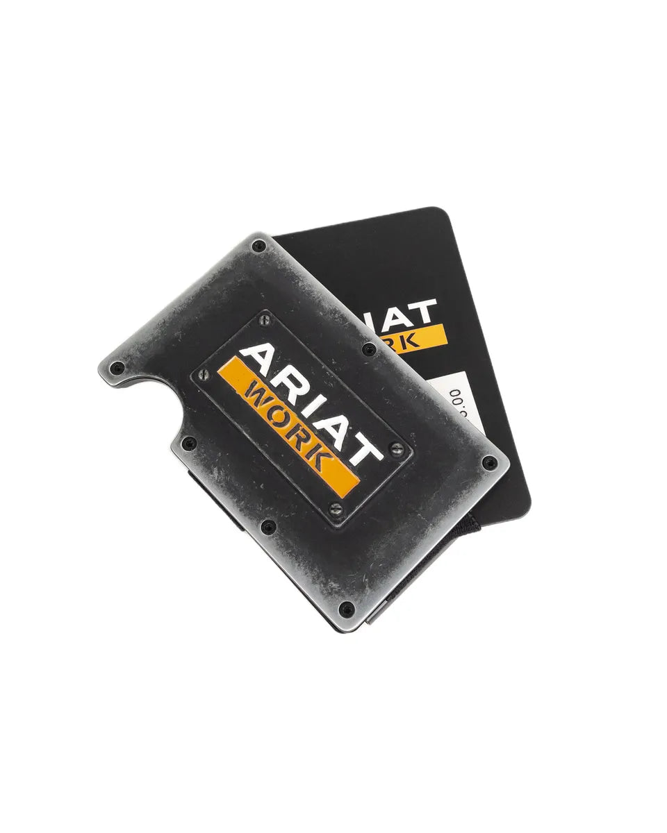 Ariat - Korthållare i Metall & Kolfiber - Silver