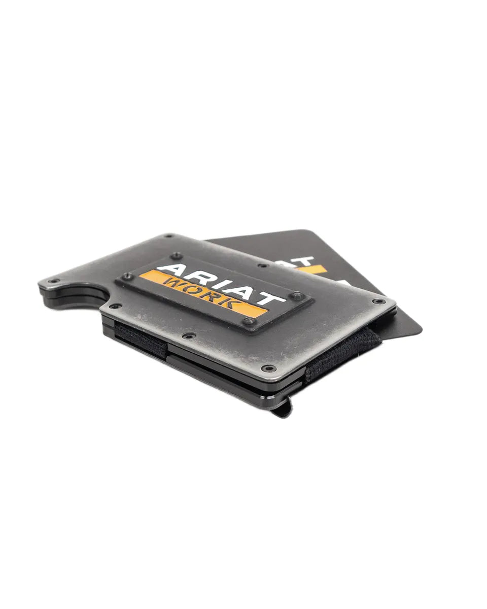 Ariat - Korthållare i Metall & Kolfiber - Silver