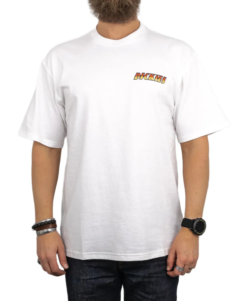 Dickies - T-Shirt - Nashport Pit Crew - Vit