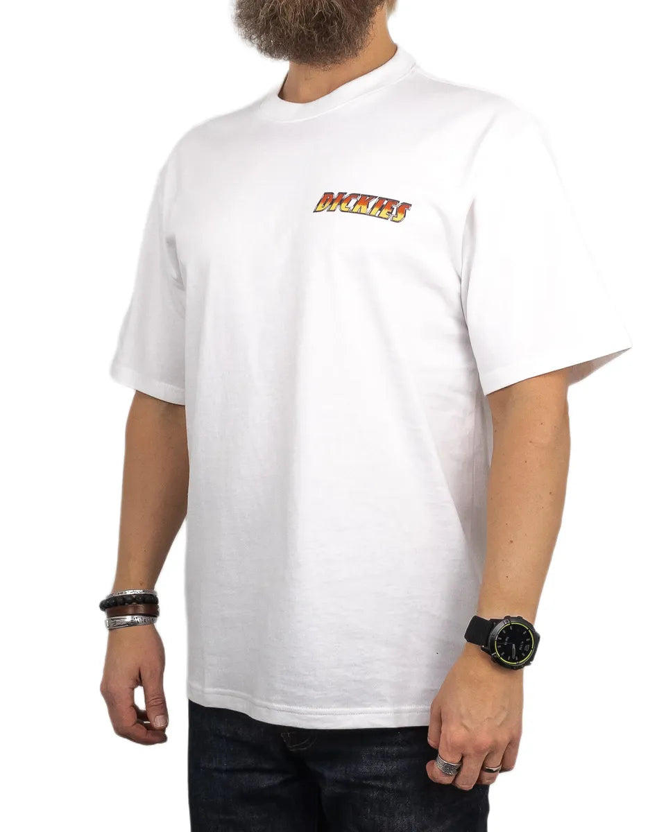 Dickies - T-Shirt - Nashport Pit Crew - Vit