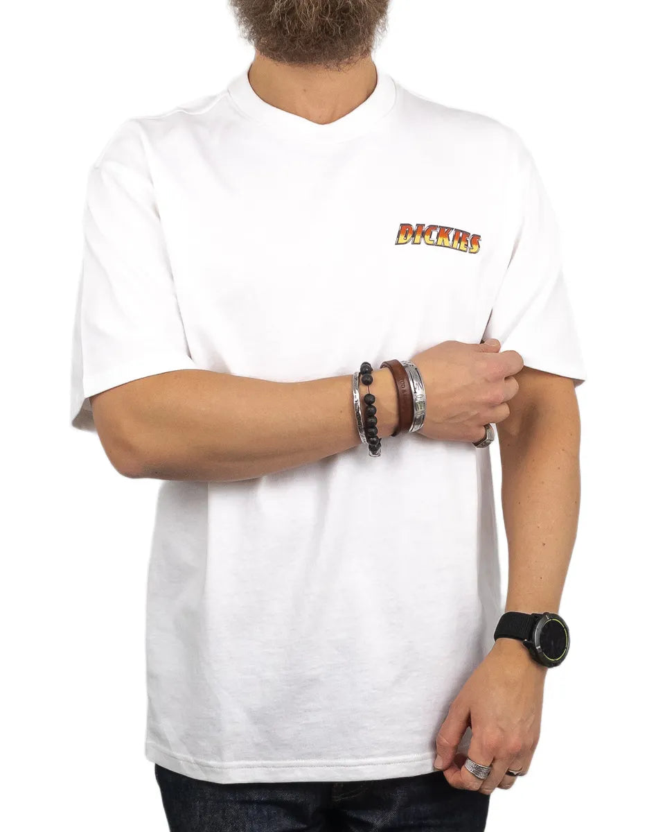 Dickies - T-Shirt - Nashport Pit Crew - Vit