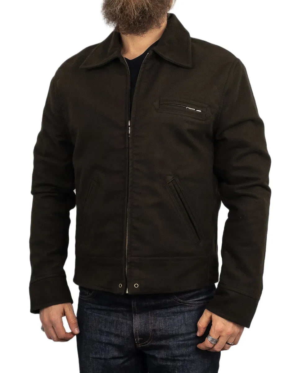 Pike Brothers - Moleskin Jacka - Roadster Jacket Soil - Brun