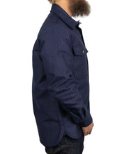 Pike Brothers - 1943 CPO Skjorta - Canvas - Hamburg Blå