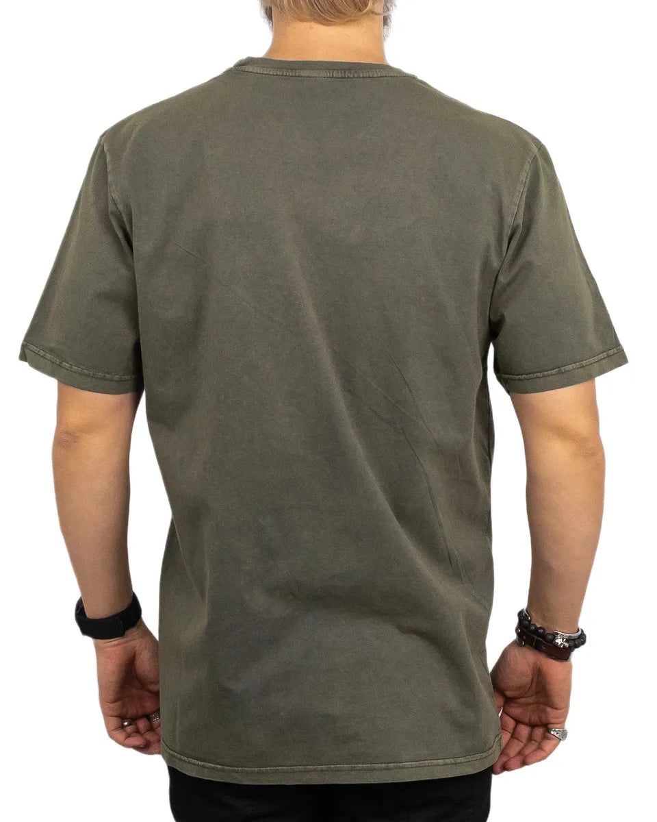 Band Tee - T-Shirt - Johnny Cash - Desert Cowboy - Grön