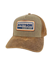 Stetson - Trucker Keps - Läder/Linne - Brun