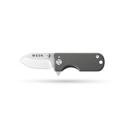 WESN Microblade fickkniv i titanium, öppen