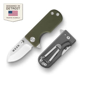 WESN Microblade fickkniv i grönt, produktbild 2