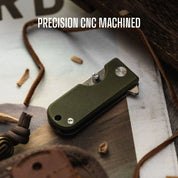 WESN Microblade fickkniv i grönt, produktbild 6