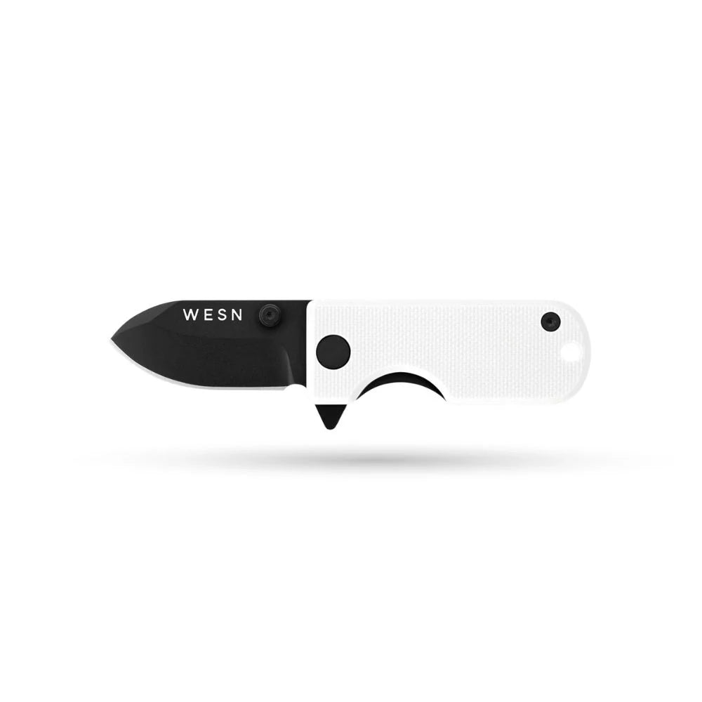 WESN Microblade fickkniv i vit, framsida