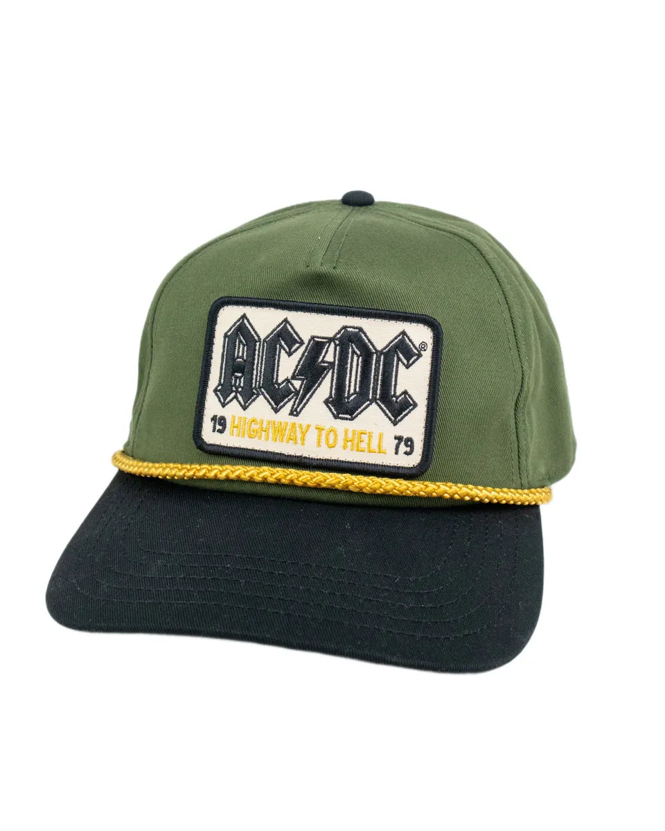 American Needle - Keps - AC/DC - Grön