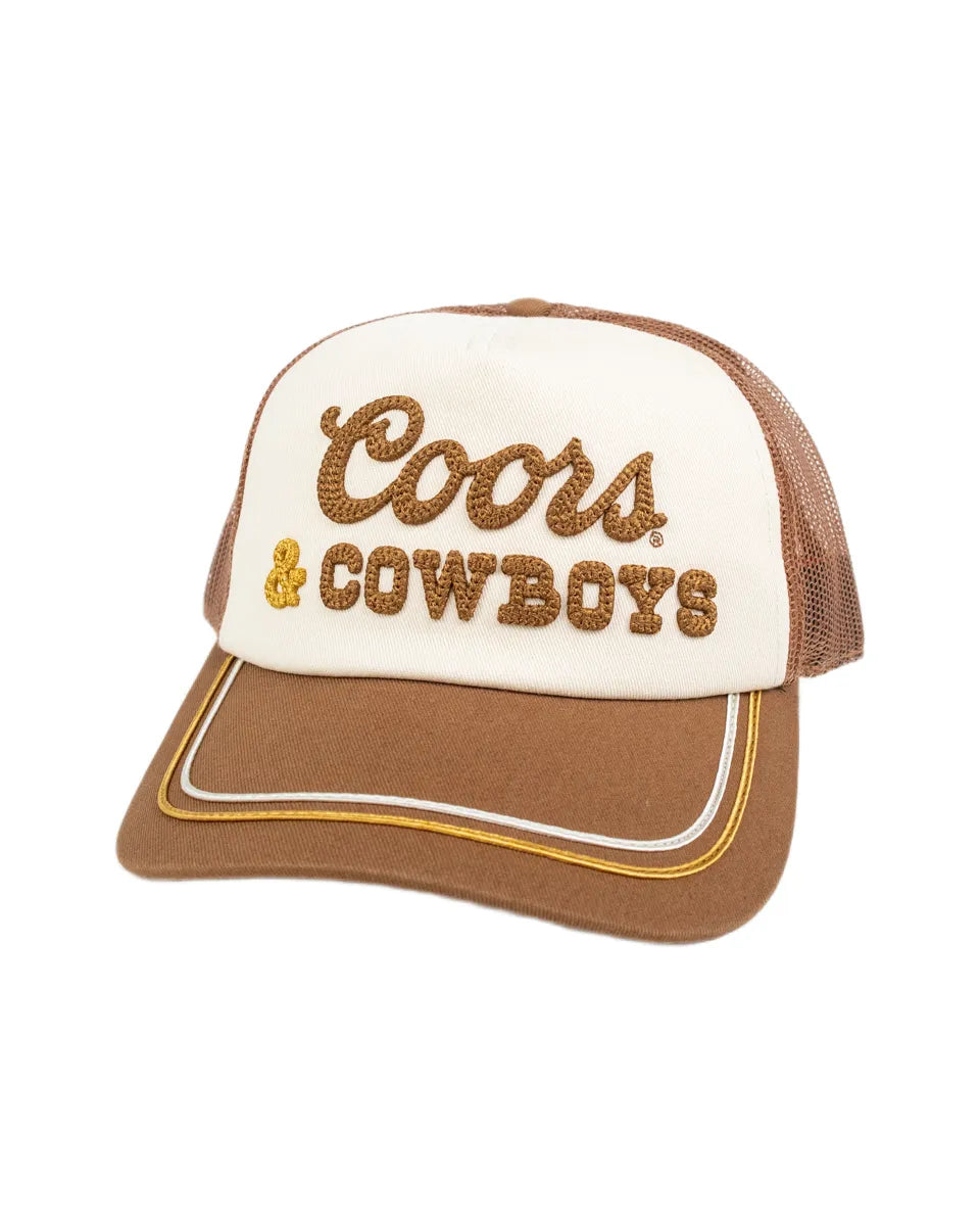 American Needle - Keps -Truckerkeps - Coors Cowboys - Brun
