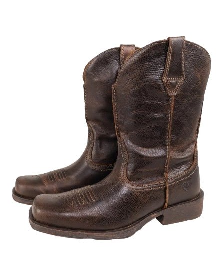 Ariat - Cowboy Boots i Läder - Rambler Wicker - Brun - jhstore.se