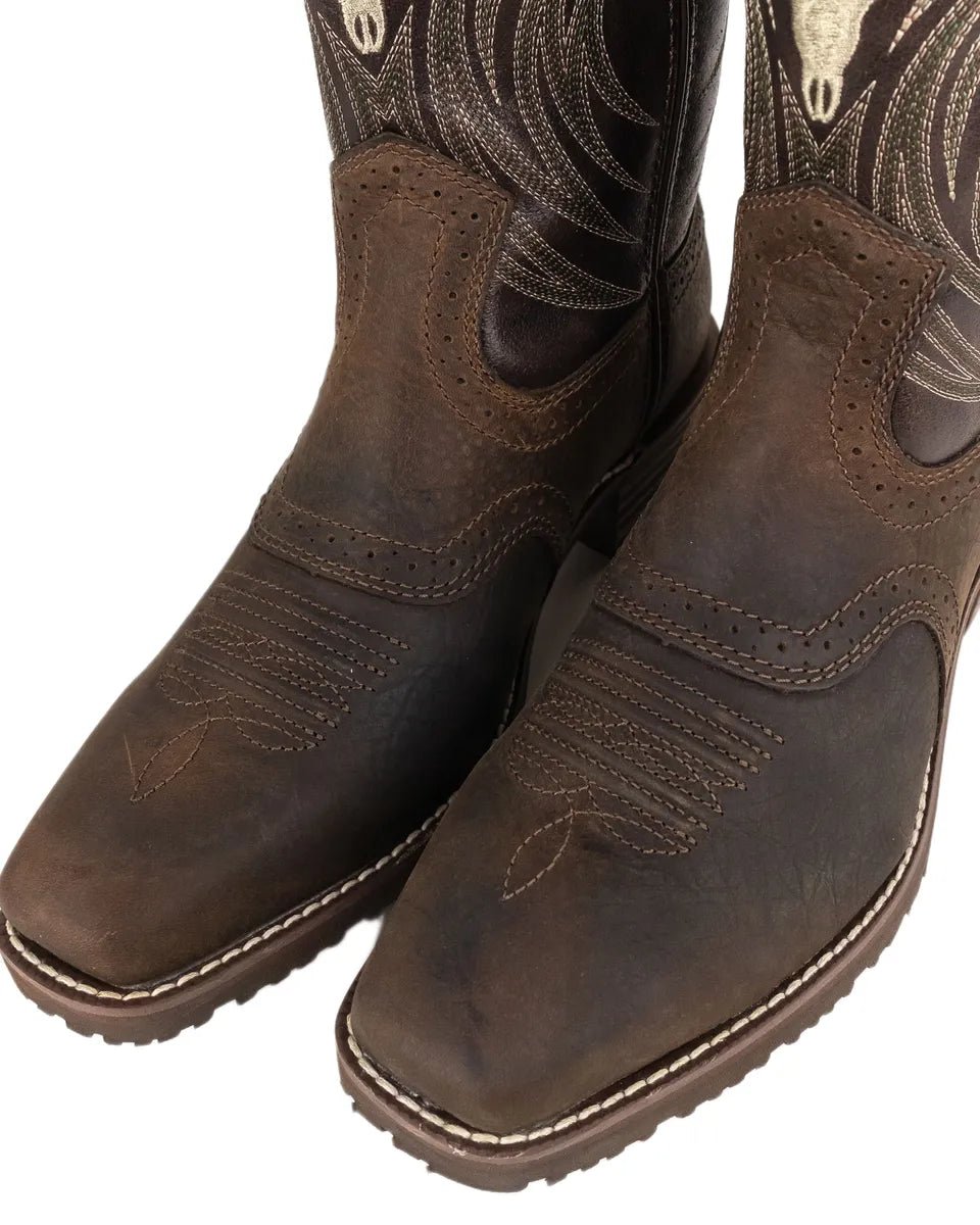 Ariat - Cowboy Boots - Roughstock Antler - Brun - jhstore.se