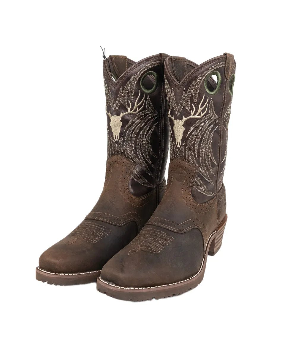Ariat - Cowboy Boots - Roughstock Antler - Brun - jhstore.se