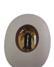 Ariat 3X Western cowboyhatt i beige, insidan med svettband och Ariat-logga
