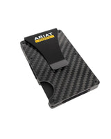 Ariat - Metal &amp; Carbon Fiber Card Holder - Silver