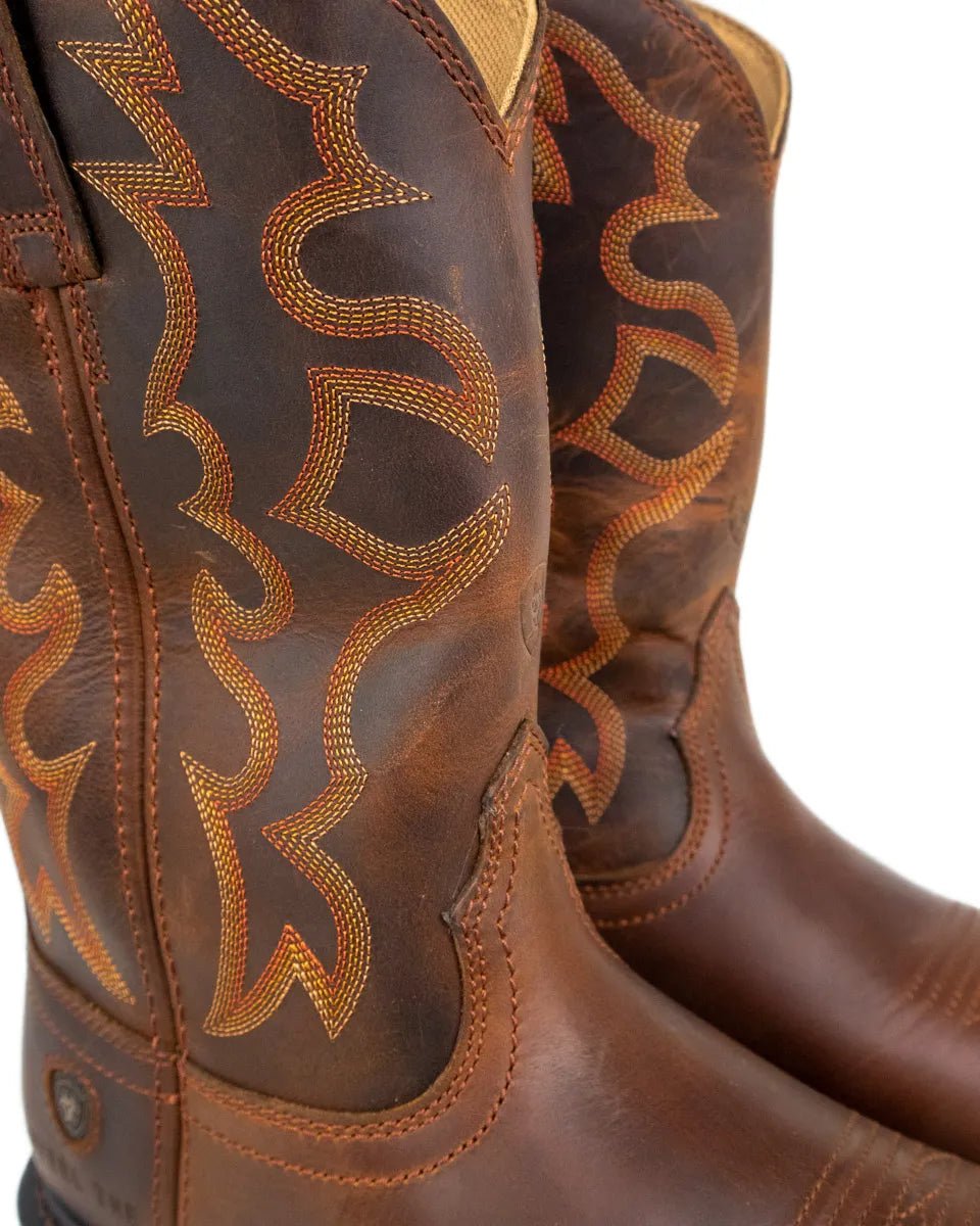 Ariat Work - Cowboy Boots med Stålhätta - Workhog - Brun - jhstore.se